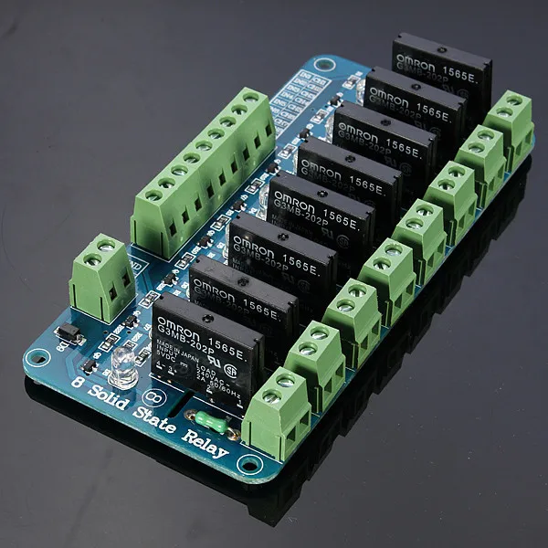 Плата релейного модуля Sainsmart 8 каналов 5 В OMRON SSR 4|omron ssr|solid state relaystate relay module |