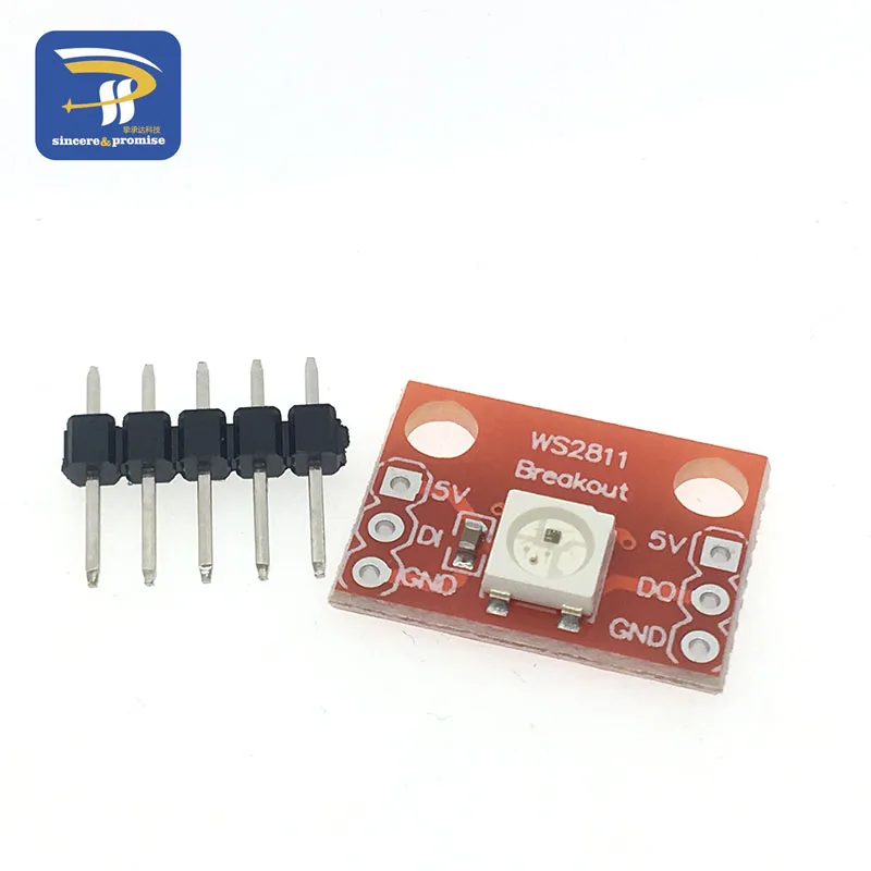 10 шт./лот Новый WS2812 RGB светодиодный коммутационный модуль WS2811 для Arduino DIY KIT|module for