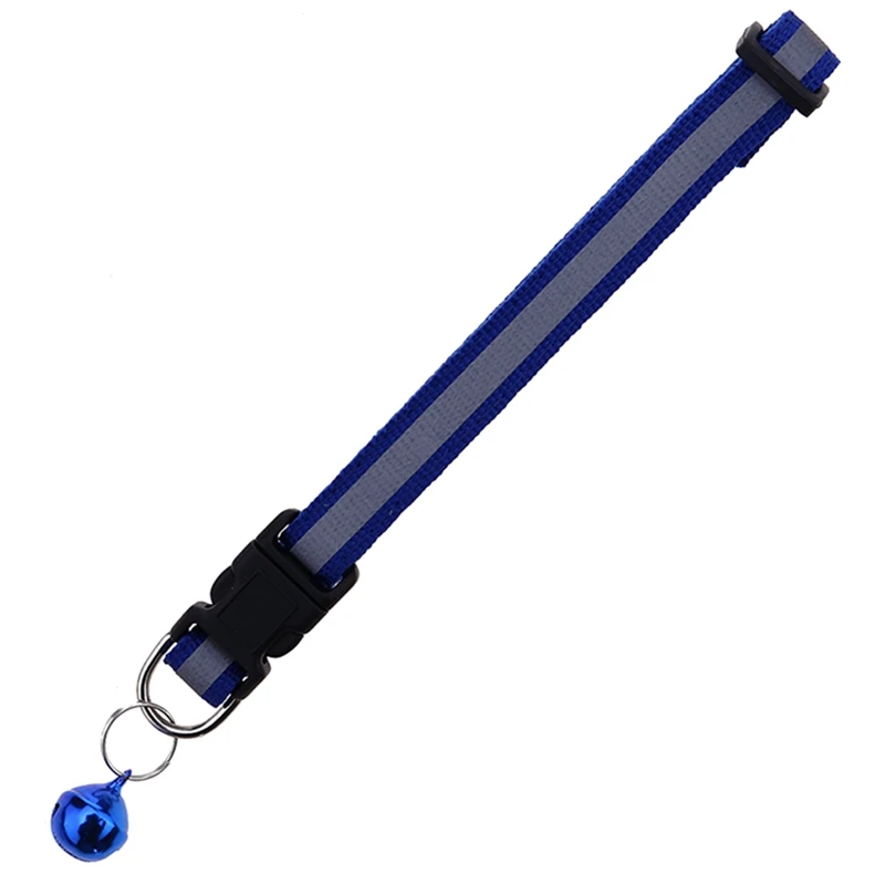 PET2289BL1 Нейлоновые с колокольчиком для питомцев милые модные лапы собаки кошки щенка очаровательные регулируемые милые безопасные ошейники 1 шт. новая пряжка - Цвет: PET2289BL1