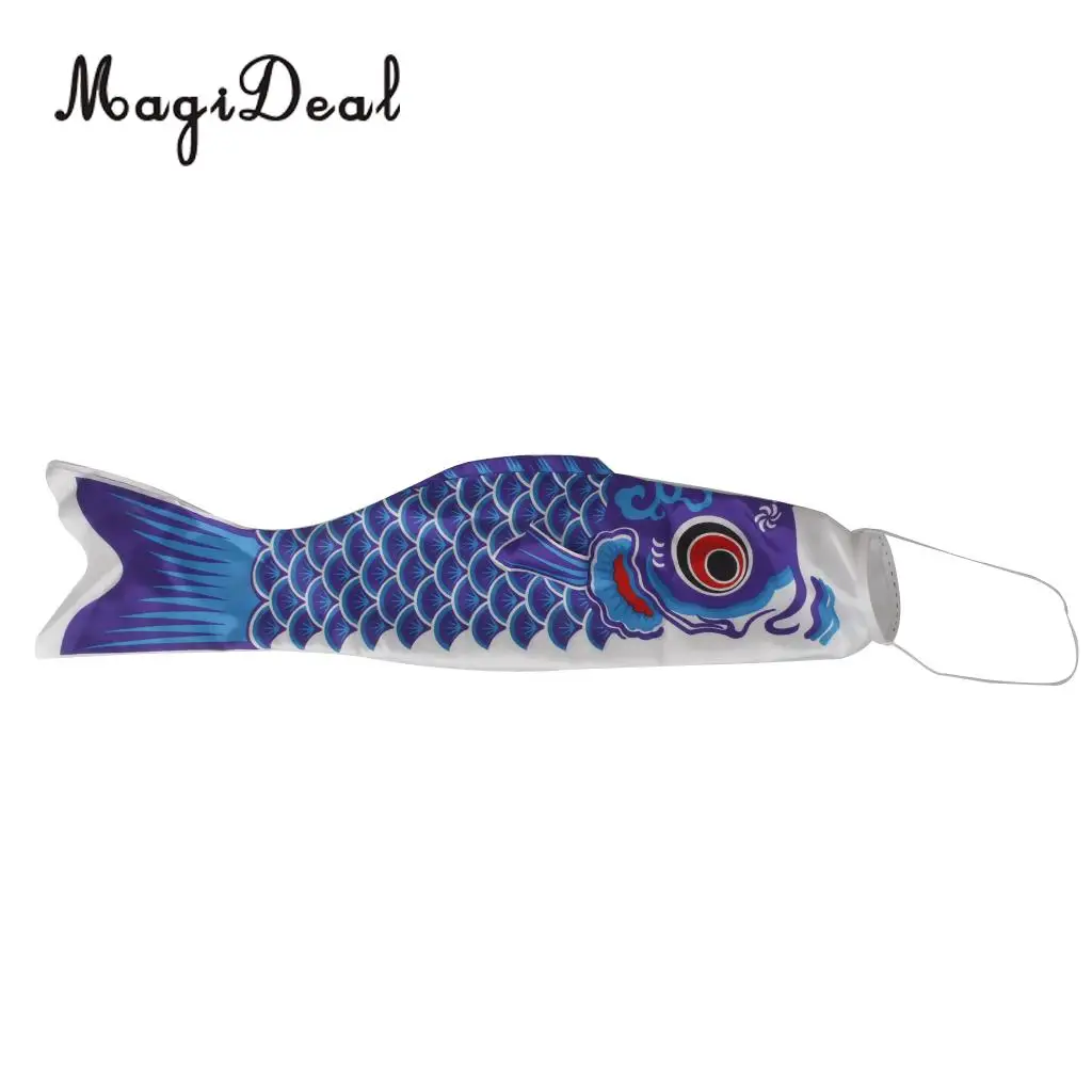 Blue MagiDeal 40 см/55 см/70 см/100 см/150 см японского ветровой конус «Карп» флаг коинобори парусник рыбы Ветроуказатель домашние Декорации для вечеринки - Цвет: Blue