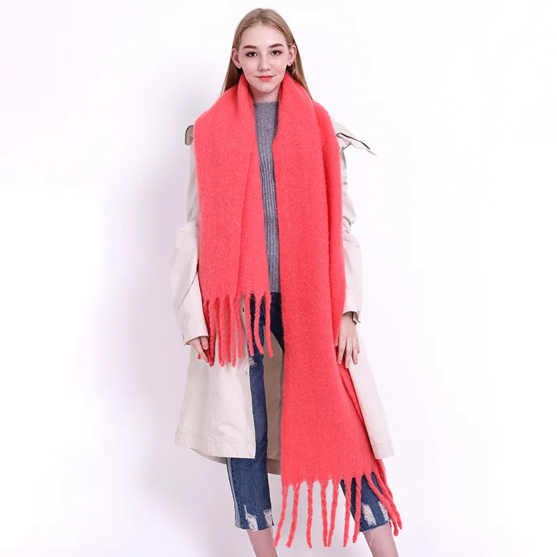 Женский шарф-шаль Foulard Femme зимний кашемировый для женщин ZA-12 | Аксессуары одежды