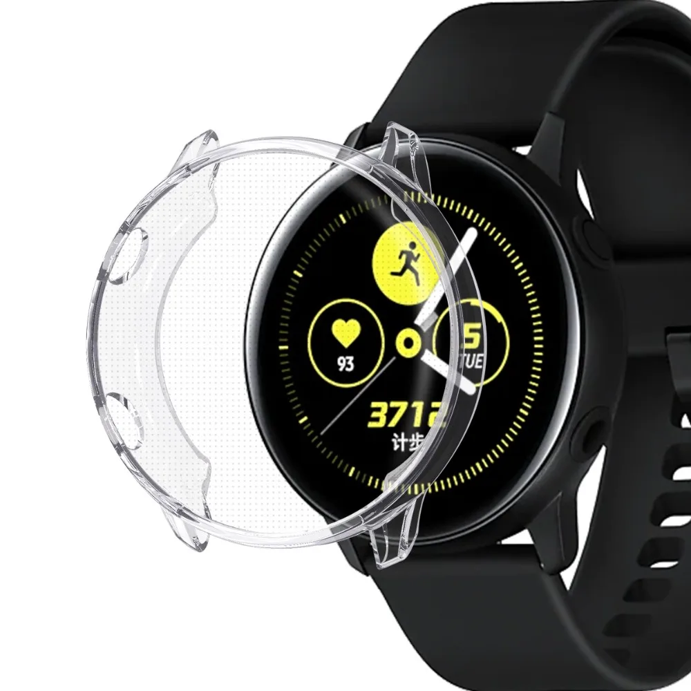Защитный чехол для Samsung Galaxy Watch активный Чехол запасная защитная рамка ТПУ часов