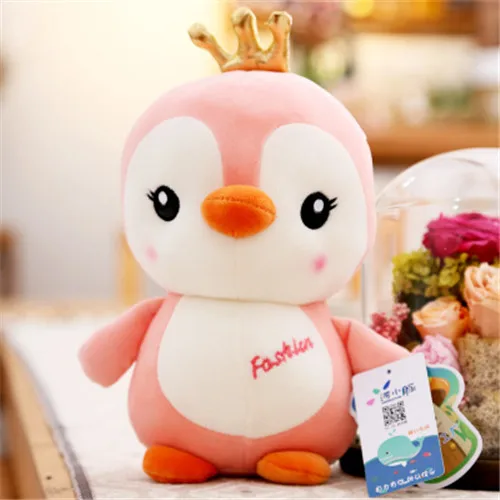 Корона Пингвин милая пара лучший друг плюшевые игрушки мультяшная плюшевая