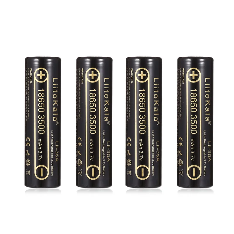 1 8100% оригинальная LiitoKala Lii 35A 3 7 V 3500 mAh 10A Аккумулятор для recargables батареи 18650/БПЛА e