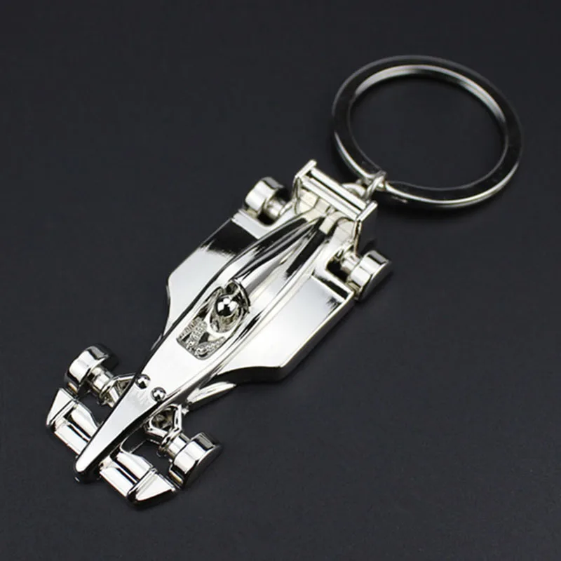 Mini F1 racing personality creative Metal Keychain Hanging Pendant Men Gift Keyring Bag Key Chains Holder Rings D1035 | Украшения и