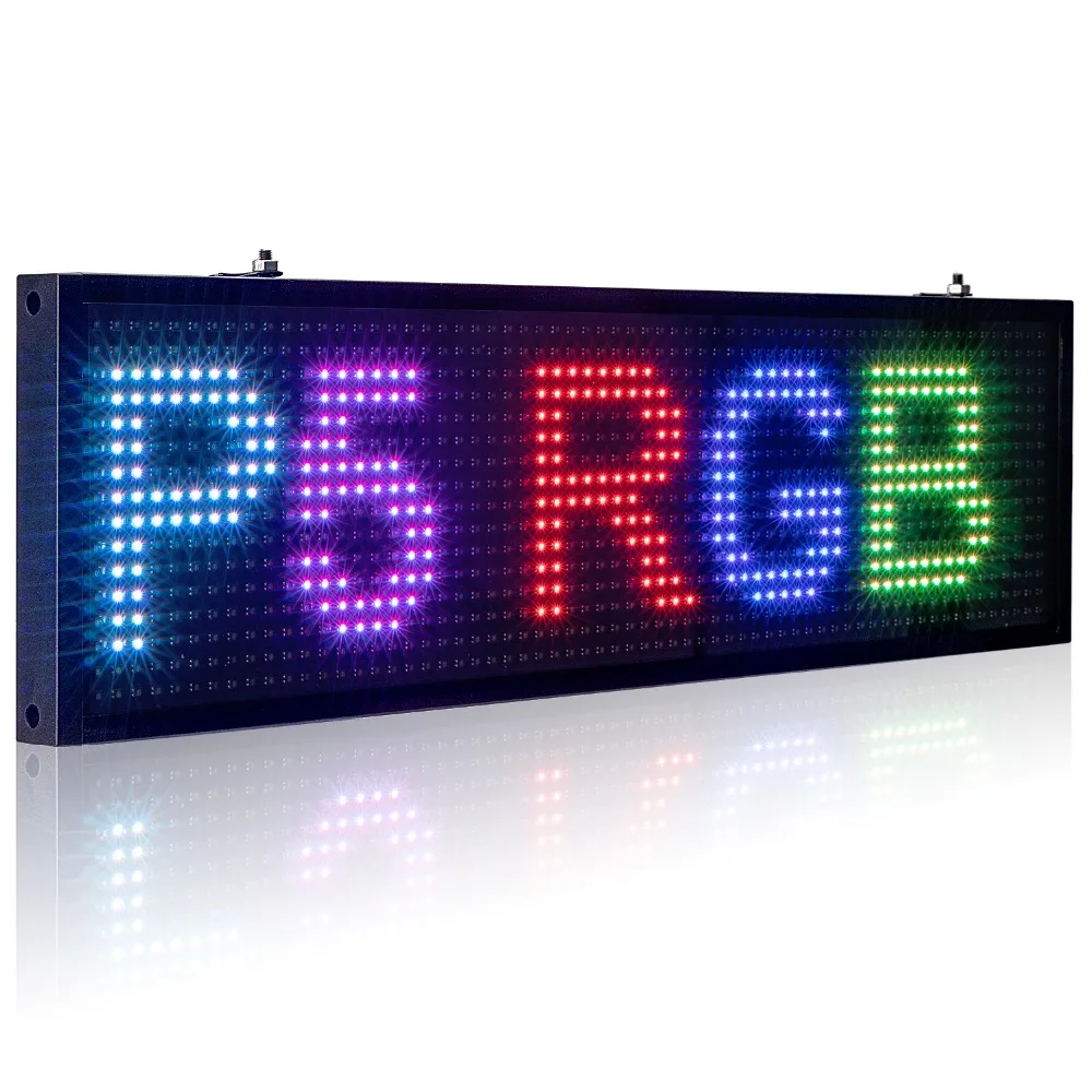 Цветной многоцветный программируемый многоязычный Светодиодный индикатор для