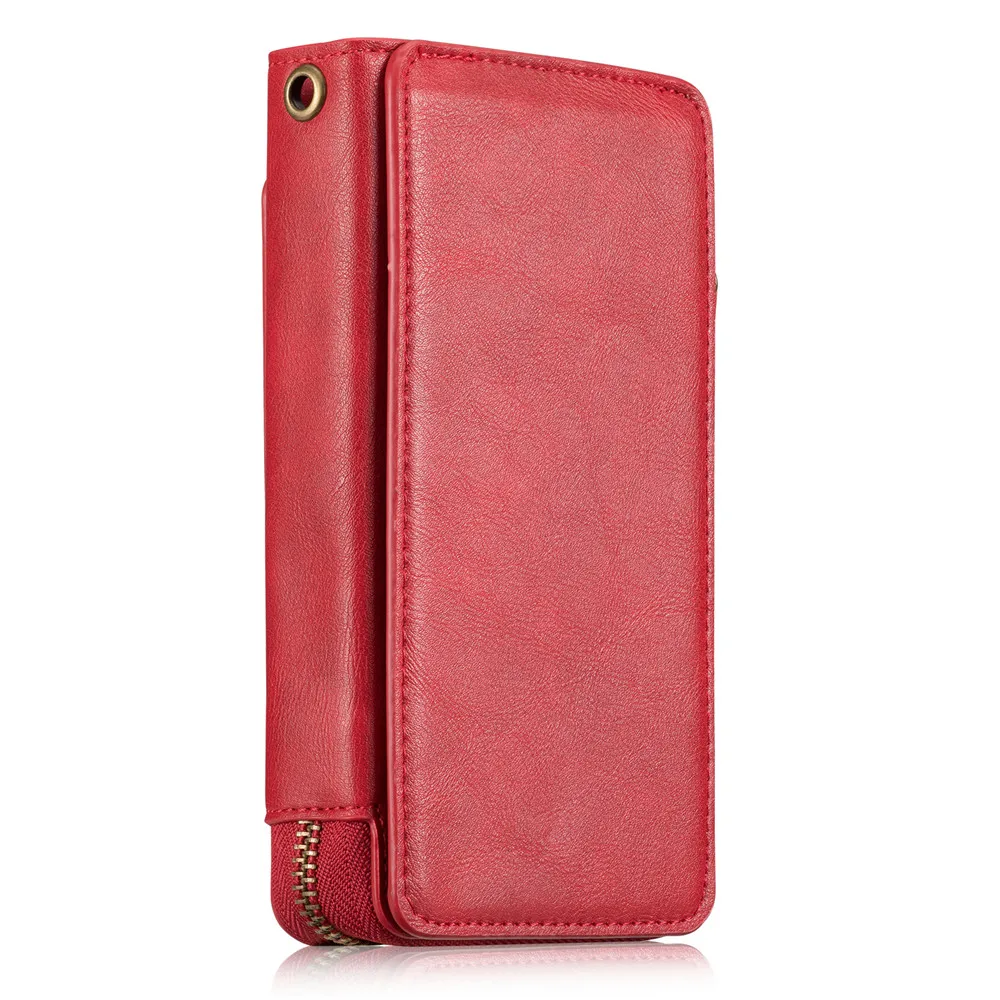 Luxury Women Handbag Genuine Leather Wallet Case For iPhone X Xr Xs Max Flip Cover Multi Card Slots Detached | Мобильные телефоны и