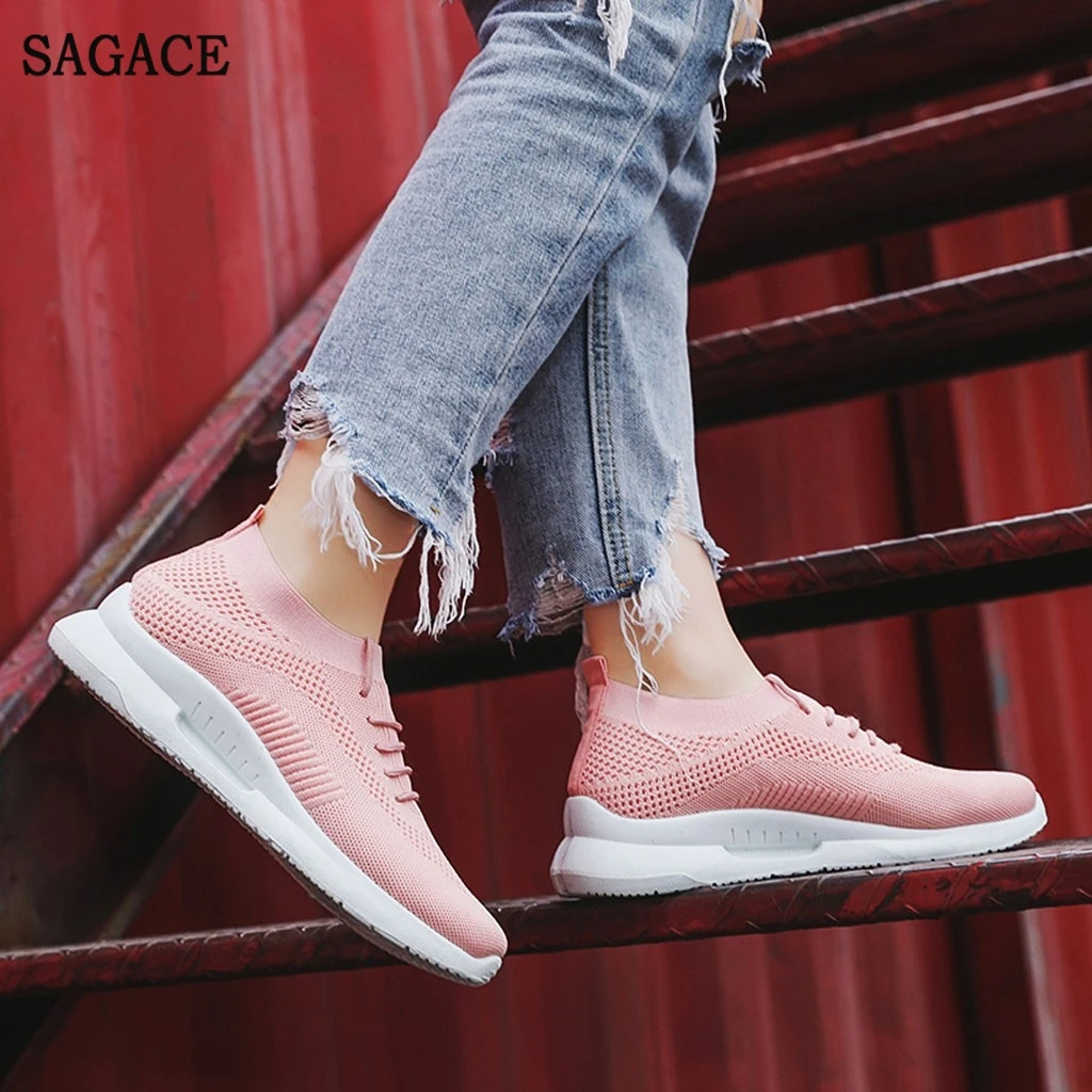 SAGACE сетчатые кроссовки спортивная обувь женская фирменная Вулканизированная
