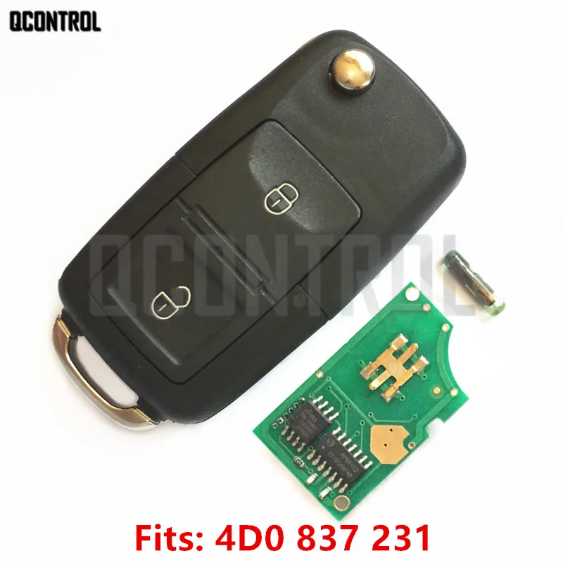 QCONTROL 4D0837231 автомобильный обновленный пульт дистанционного управления DIY ключ для