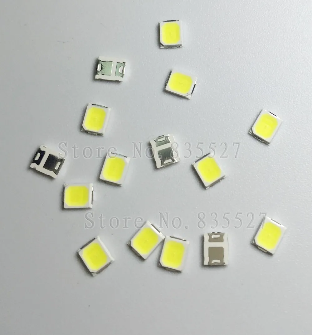 200 шт./лот 2835 SMD чистый белый/натуральный белый/теплый белый/холодный белый светодиод 23-25LM яркая лампа бусины светоизлучающий диод