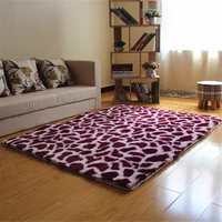 modern living room area rug large plush shaggy mute bedroom rug floormat bathroom doormat leopard print kitchen rug carpets