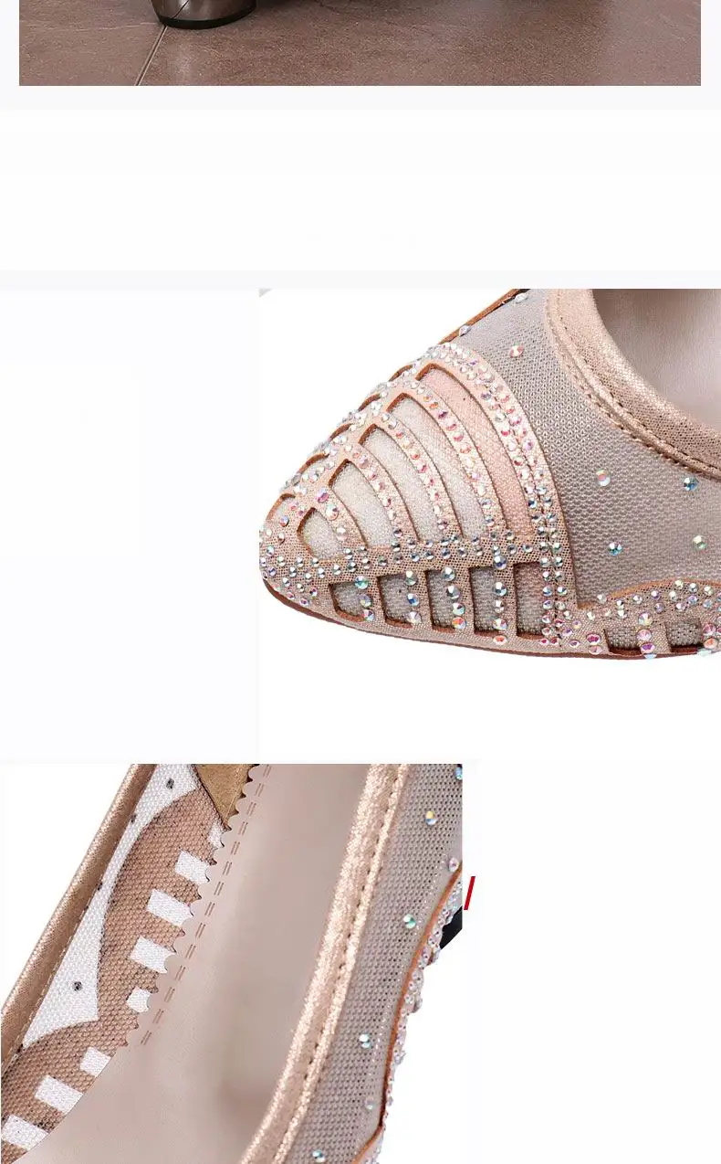 GKTINOO Летние женские сандалии Bling острый носок и высокий каблук открытые туфли на каблуке Женская обувь женская обувь из натуральной кожи; zapatos mujer