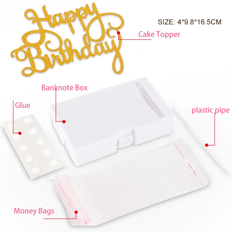 Fit 8inch cake Сюрприз на день рождения для подруги жены коробка для салфеток и банкнот насосная коробка для салфеток коробки для денег 6/8 дюймов коробка для торта украшение торта - Цвет: Fit 8inch cake
