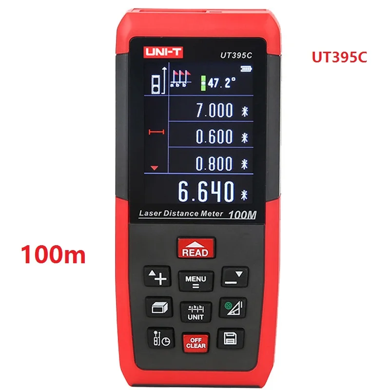 UT395C-100m UNI-T Лазерные дальномеры 50 м~ 120 м дальномер UT395/UT396 серии с 2МП объективом лучшая точность USB данных экспортный ПК программного обеспечения - Цвет: UT395C-100m