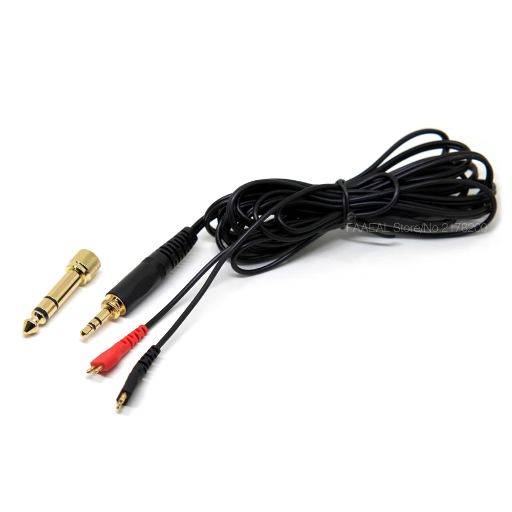 FAAEAL 2 5 м Сменный кабель для Sennheiser HD25 1 II C 13 HD 25 наушников аудио с 6 3 штепсельной