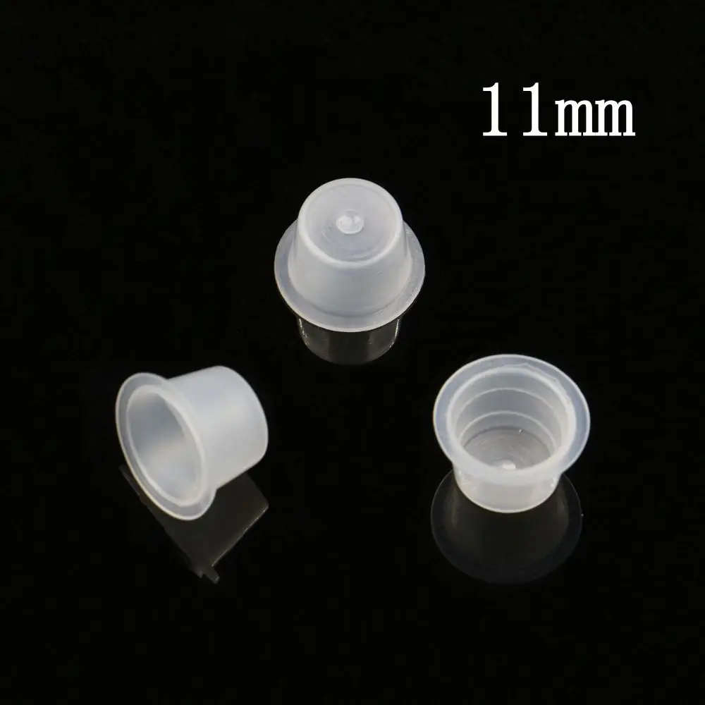 Пластиковые тату-чернила 300 шт. смешанные размеры #8 мм маленькие #11 средние #15