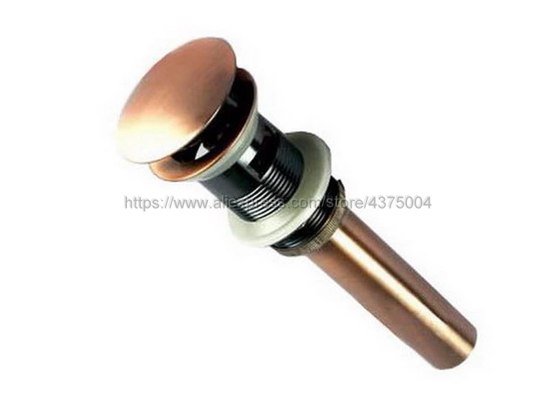 Красная медная антикварная сливная ванночка раковина с переливным отверстием