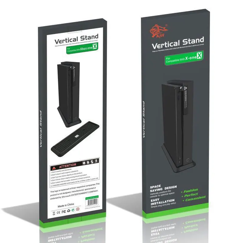 Нескользящая вертикальная подставка держатель для крепления Док станции Xbox One X