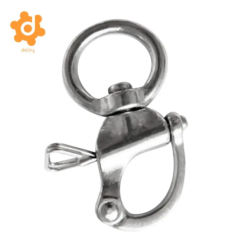 Прочный Нержавеющая сталь оснастки Сережка Quick Release поворотный Бейл