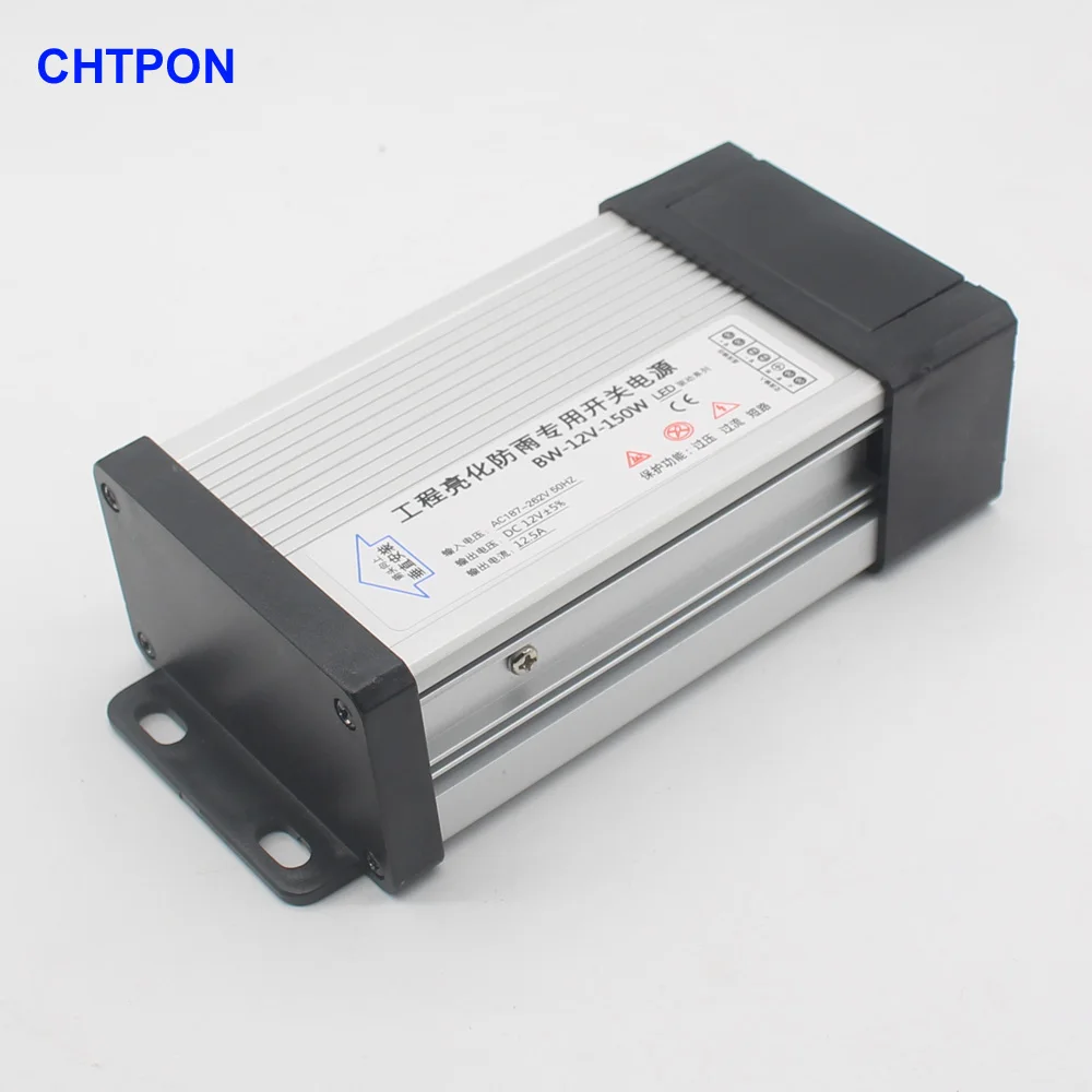 DC12V AC220V 60 Вт 100 200 250 400 LED Драйвер освещение Трансформатор непромокаемый источник