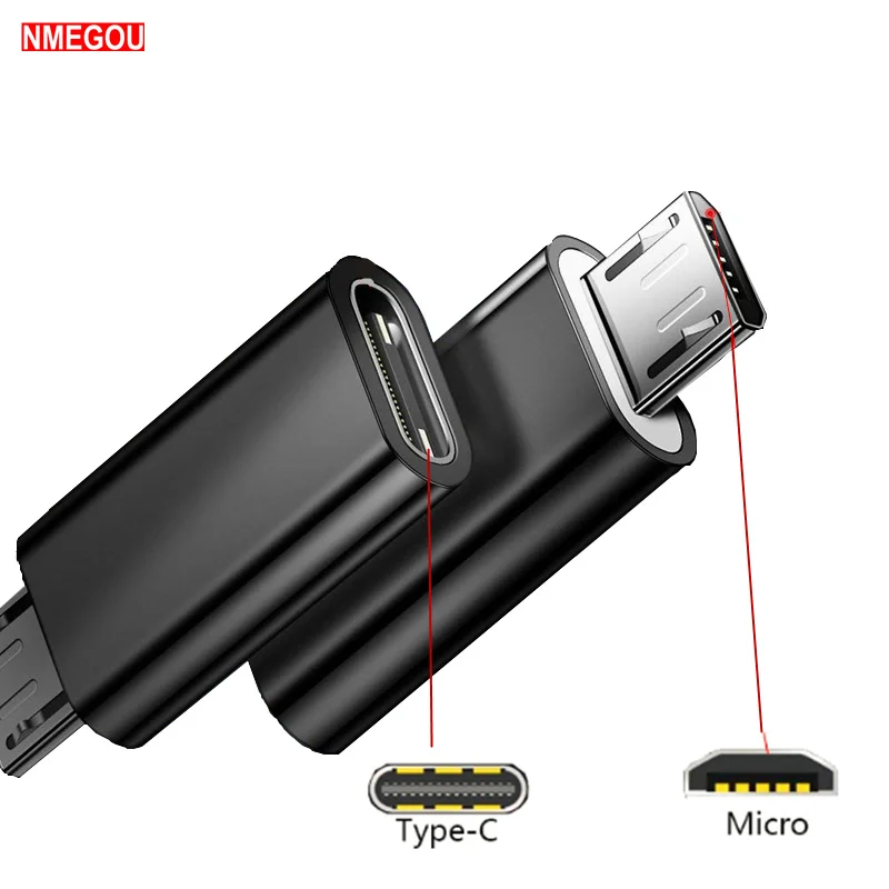Тип C к Micro USB Android телефон кабель адаптер зарядное устройство конвертер для Samsung Xiaomi Mi6 Mi5 Usbc к тип-c Otg зарядный адаптер