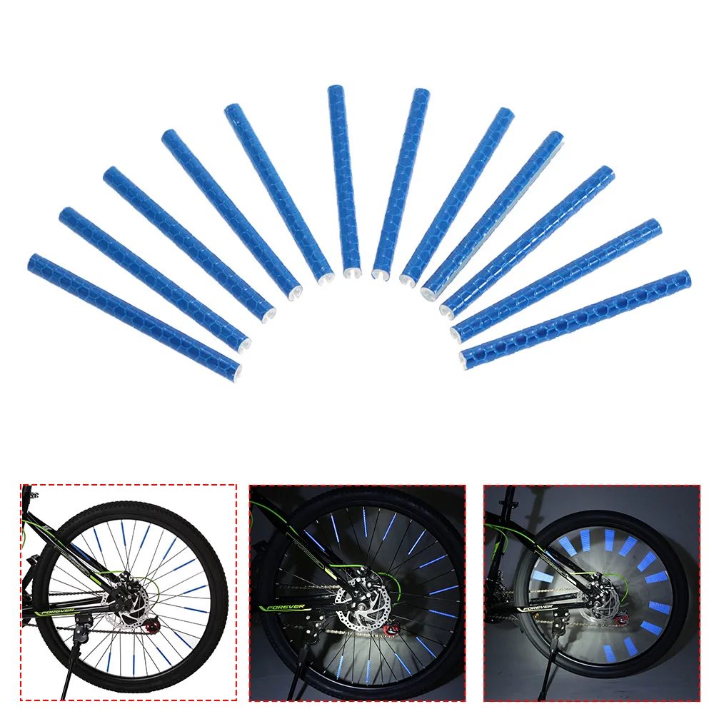 12 шт. светоотражающие трубки для велосипедных спиц|bicycle reflective|reflective wheelreflective cycling |
