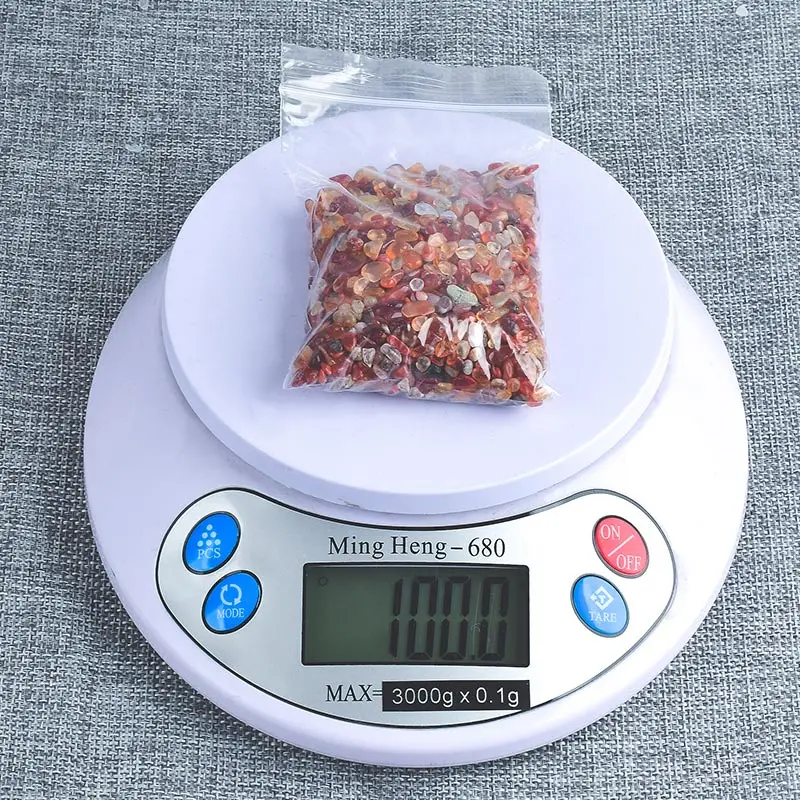 100g 100 г натуральный драгоценный камень сердолик щебень минеральный чип шарик обрушенный камень Исцеление reiki из кварца кристаллы домашний фонтан декор - Цвет: 100g