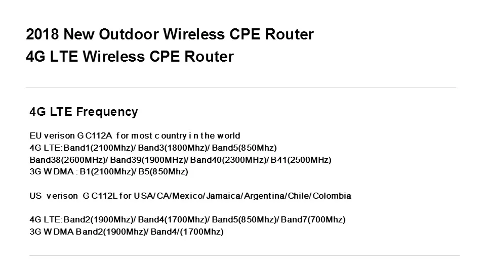 KuWFi Открытый 4G LTE CPE маршрутизатор CAT4 150 Мбит/с Открытый водонепроницаемый беспроводной роутер CPE для дома/офиса Поддержка 32 Wi-Fi пользователей