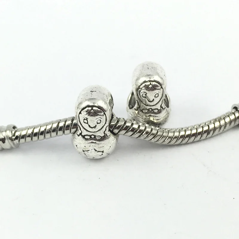 DIY ювелирные изделия русские куклы детские бусины из сплава европейские Подвески