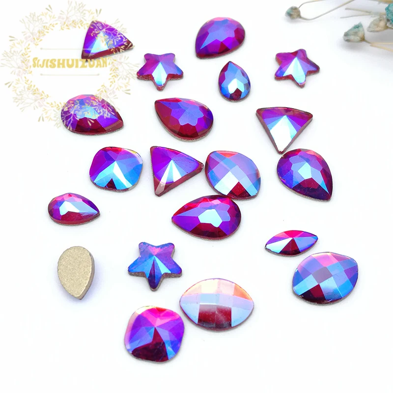 Новинка новинка разные Красные Стразы AB для самостоятельного изготовления