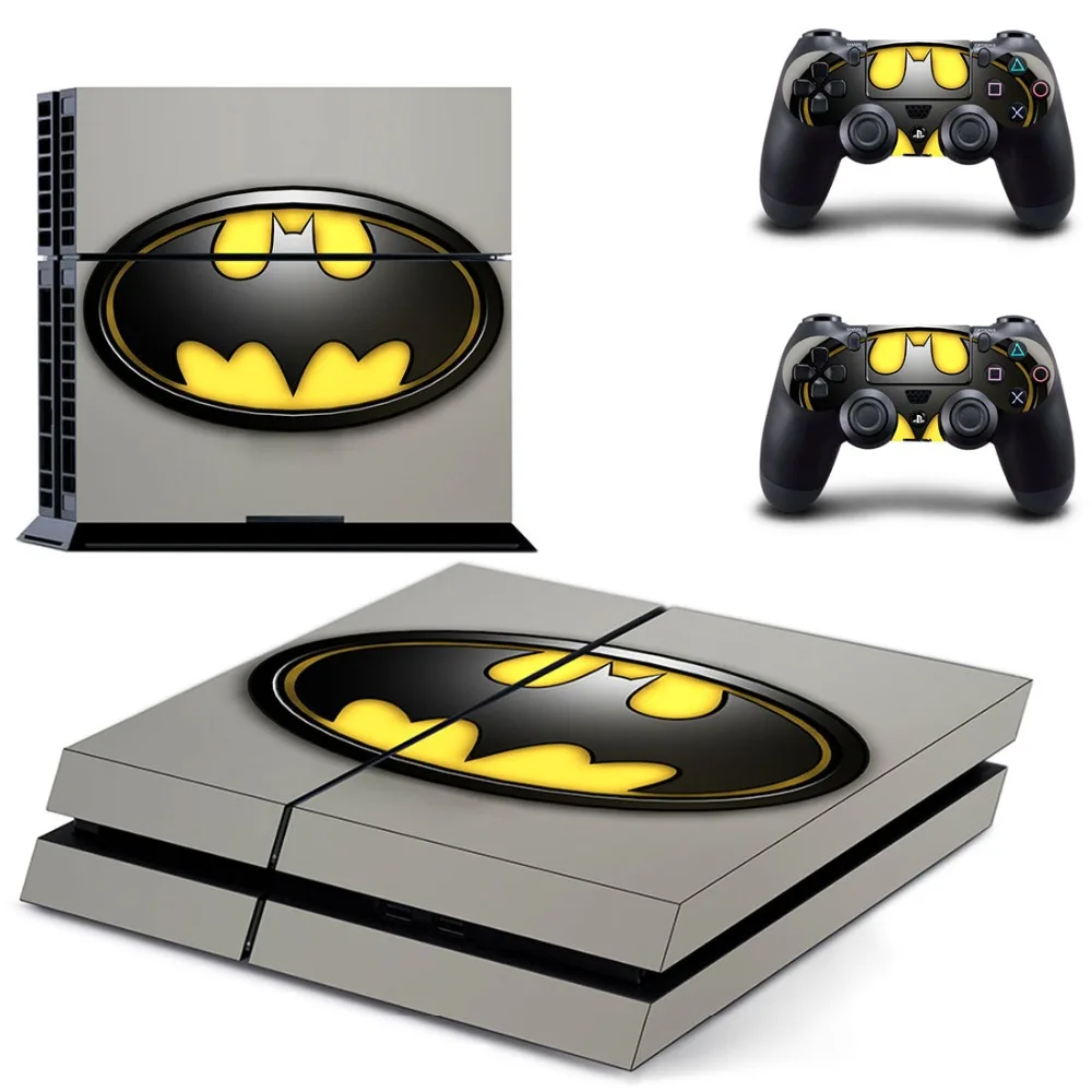 DC Бэтмен PS4 наклейка на кожу Виниловая для Sony Playstation 4 консоль и 2 контроллера