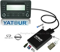 yatour ytm07 car audio digital music cd changer adapter usb sd aux bluetooth ipod iphone interface for nissan mp3 plyer