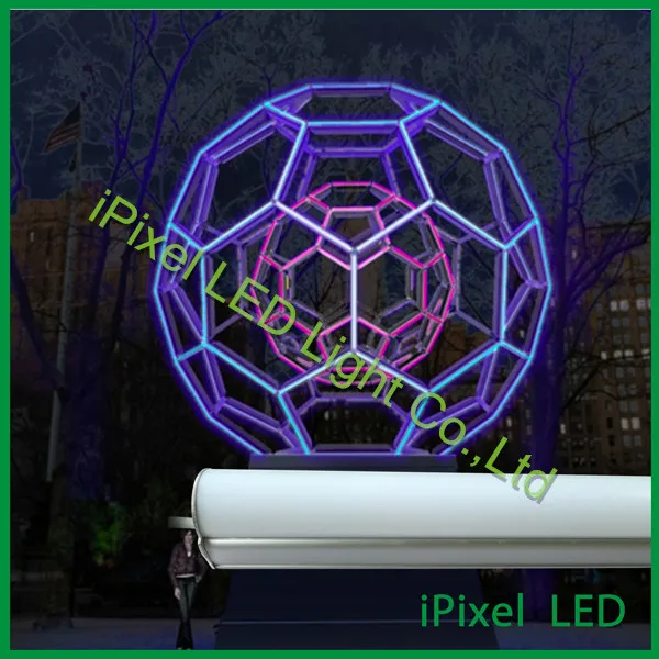 Встроенный ic ws2812b белый PCB пикселей водонепроницаемый трубка с молочной