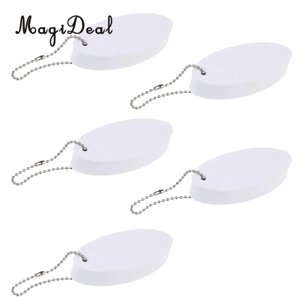 Морской подвесной брелок поплавок MagiDeal 5 шт. для плавания Каяка рыбалки белая