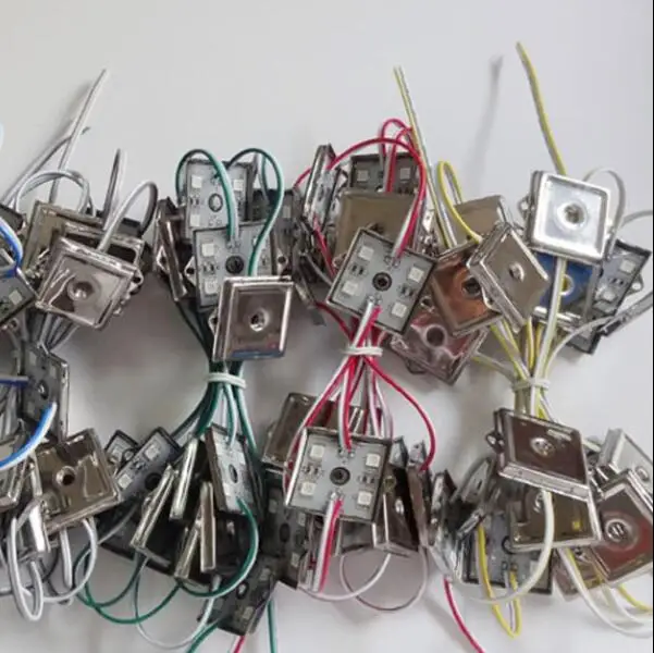 Бесплатная доставка 100 шт. 12 В постоянного тока 5050 SMD 4 лампочки светодиодный