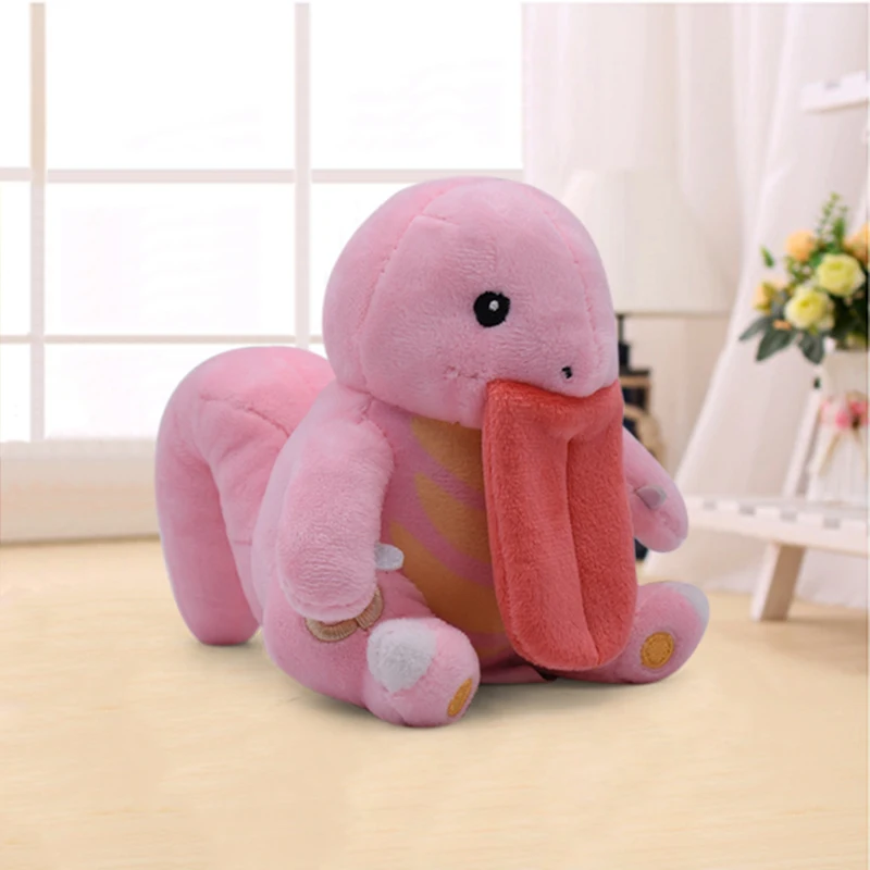 Аниме Lickitung плюшевая Мягкая кукла, детская игрушка мультфильм 12 см милый маленький розовый Lickitung мягкие животные Peluche Детский Рождественский подарок