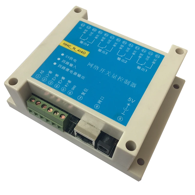 4 входа и выхода сетевой коммутатор количество Ethernet реле Прозрачная передача MODBUS