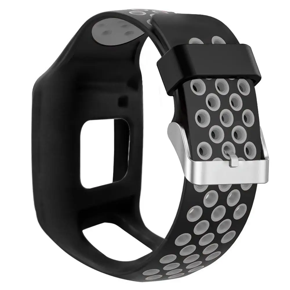 Силиконовый двухцветный сменный Браслет для часов Ремешок TomTom 1 серии мульти