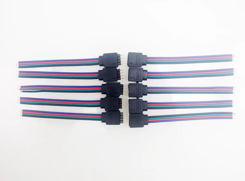 4Pin/RGB 5Pin/RGBW RGBWW разъемы для RGB/RGBW/RGBWW светодиодные ленты