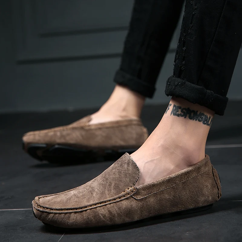 Роскошные брендовые дизайнерские лоферы мужская повседневная обувь мокасины