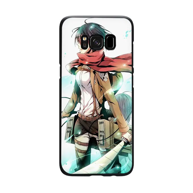 B6 Мягкий чехол для телефона с аниме японской атакой на титанов для samsung Galaxy M10 20 30 S6 7 Edge S8 9 10 Plus Note 10 8 9 - Цвет: B6