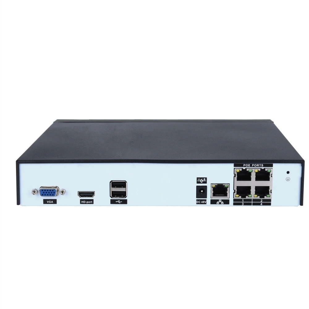 ENSTER Onvif PoE XMEYE NVR рекордер система 8CH 4CH поддержка 4MP 5MP H.265 сжатие IP камера смартфон