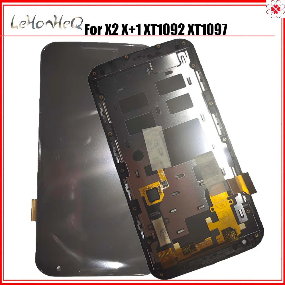 Для Motorola MOTO X2 XT1092 XT1095 XT1097 ЖК дисплей с сенсорным экраном дигитайзер в сборе для X + 1