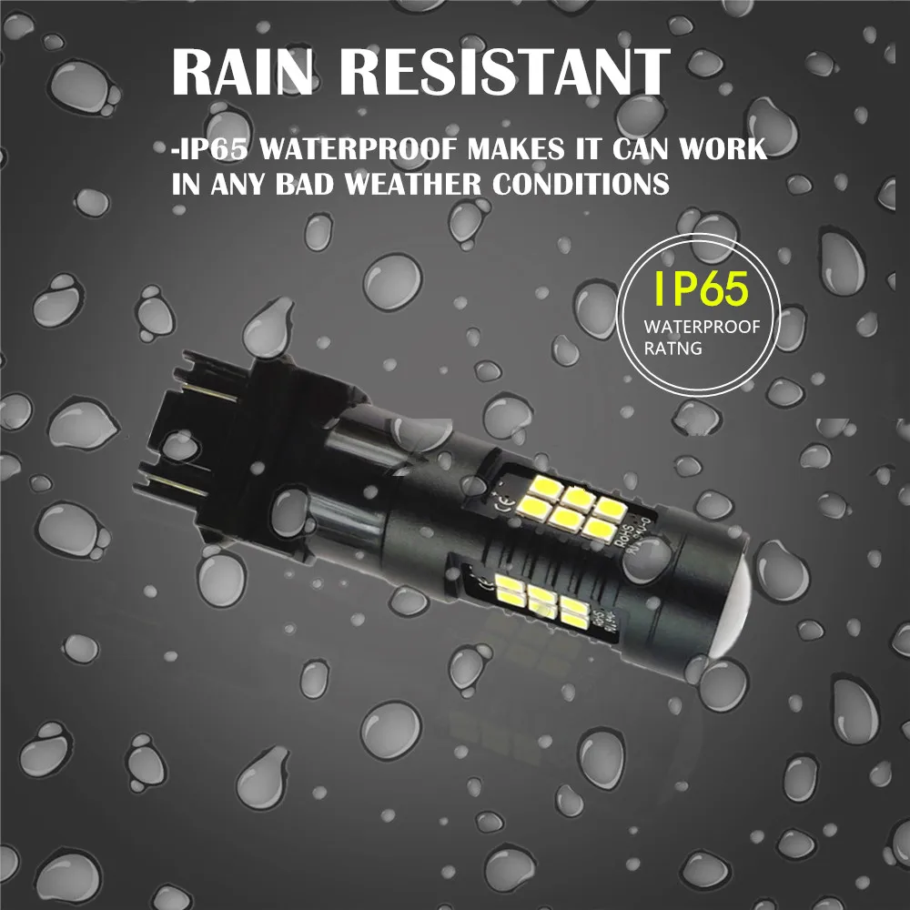 2 шт. 1200Lm T20 W21W светодиодный W21/5 Вт светодиодный WY21W 7440 7443 светодиодный лампы T25 3157 3156 p27/7 Вт автомобильный тормоз обратного светильник 12V светодиодные лампы сигнала поворота