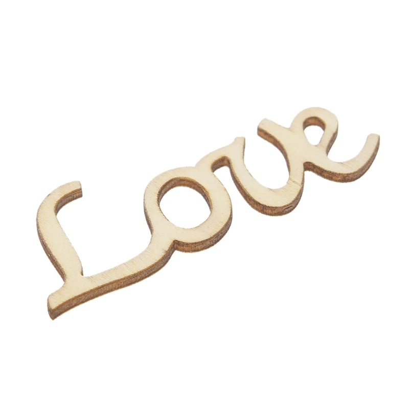 Любовное письмо слова деревянные подвесной знак наклейка на стену Стикеры номер