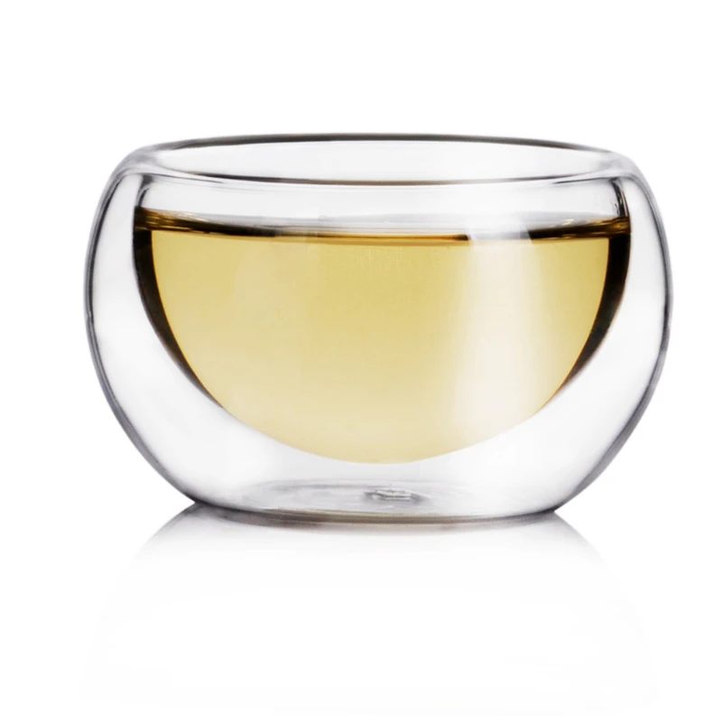 Большая Акция! 50 мл элегантная прозрачная Питьевая чашка термостойкая