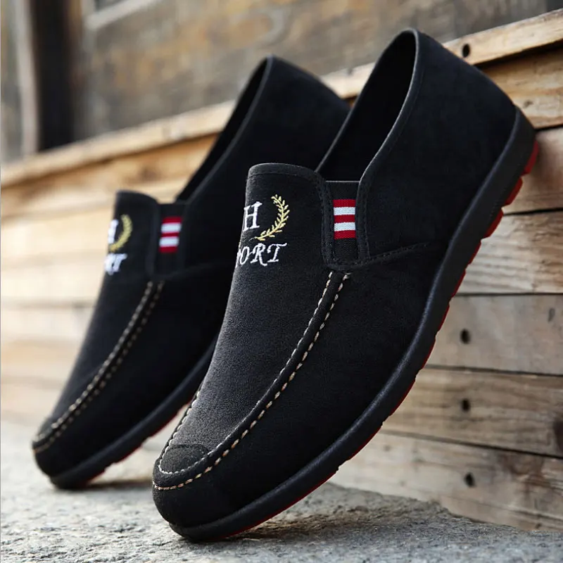 Spring Casual Men Loafer Breathable Canvas Shoes Footwear Comfortable Flats Male Cotton Chaussure Homme Human Race | Обувь