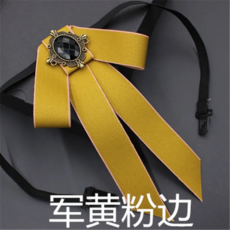 Ribbon Bow Tie Новинка! Мужской и Женский галстук-бабочка в стиле ретро. Галстук-бабочка. Эластичная лента ручной работы, стразы, сплав, Бабочка, форма, лента, галстук-бабочка - Цвет: Ribbon Bow Tie