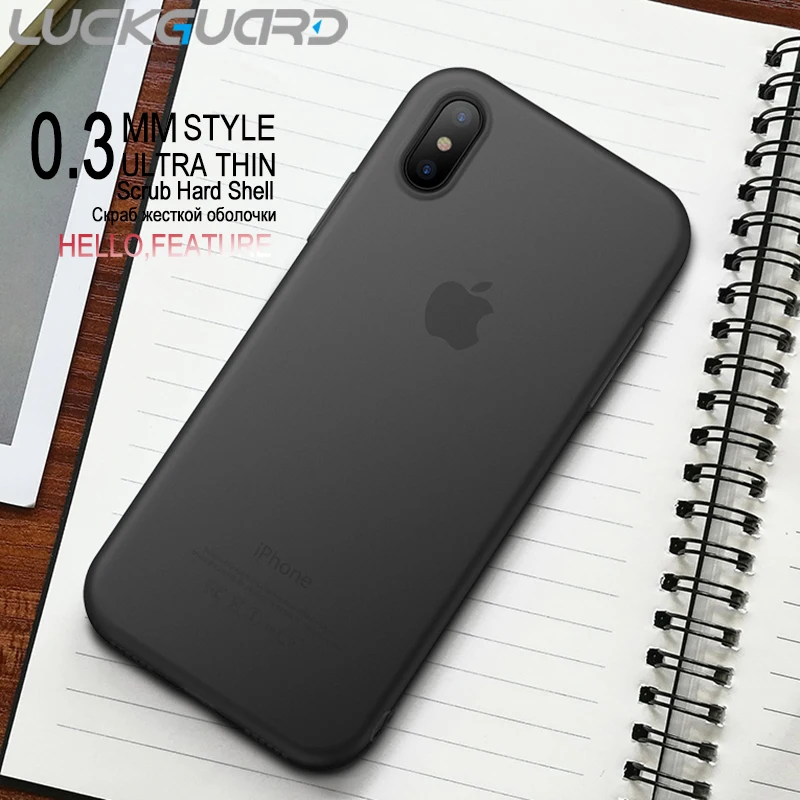 LuckGuard Ультратонкий чехол для iPhone 7 8 Plus 6 s 5 5S SE 10 PP прозрачная задняя крышка XS MAX XR |