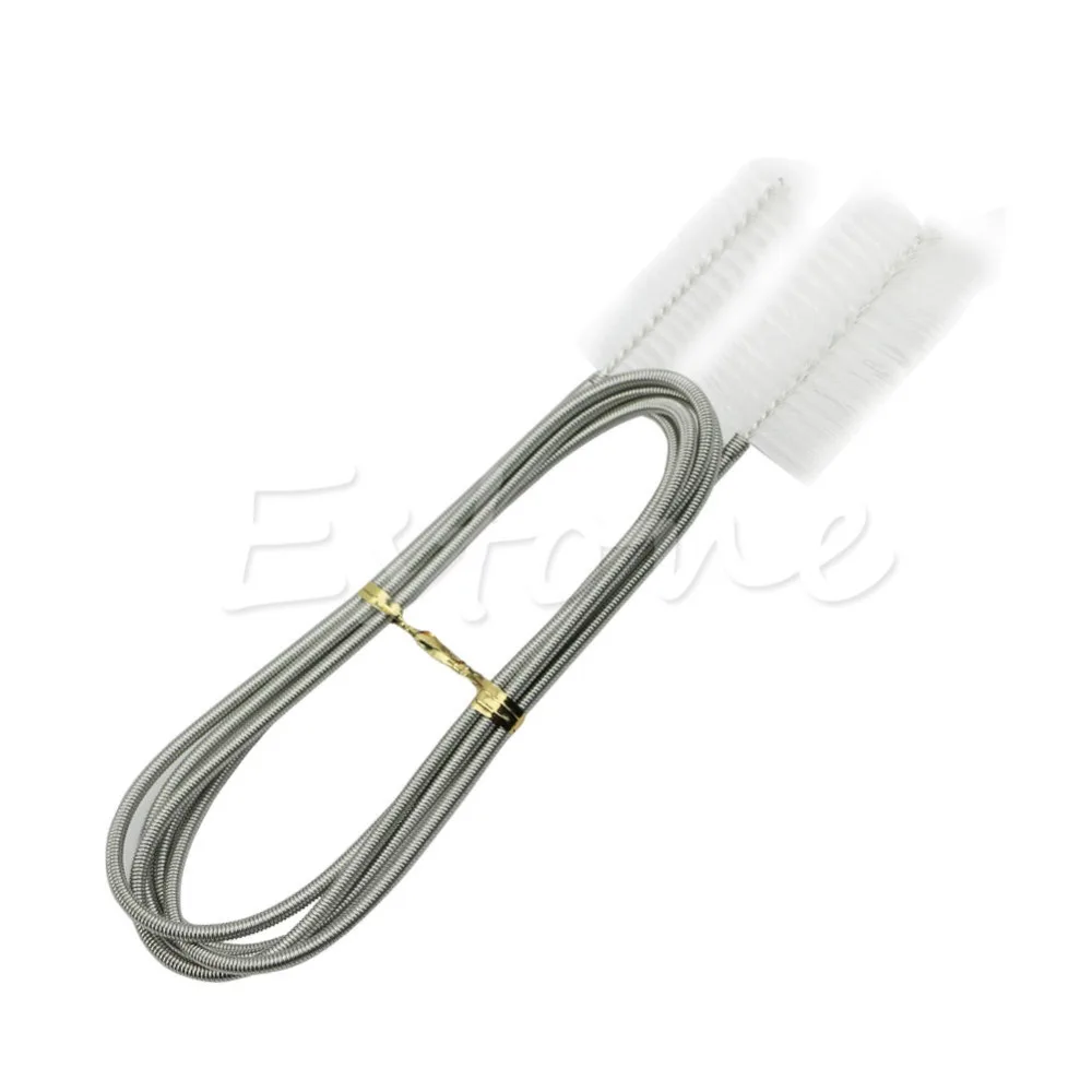 Гибкая трубка для очистки 155 см Концевая двойная щетка аквариумный фильтр насос